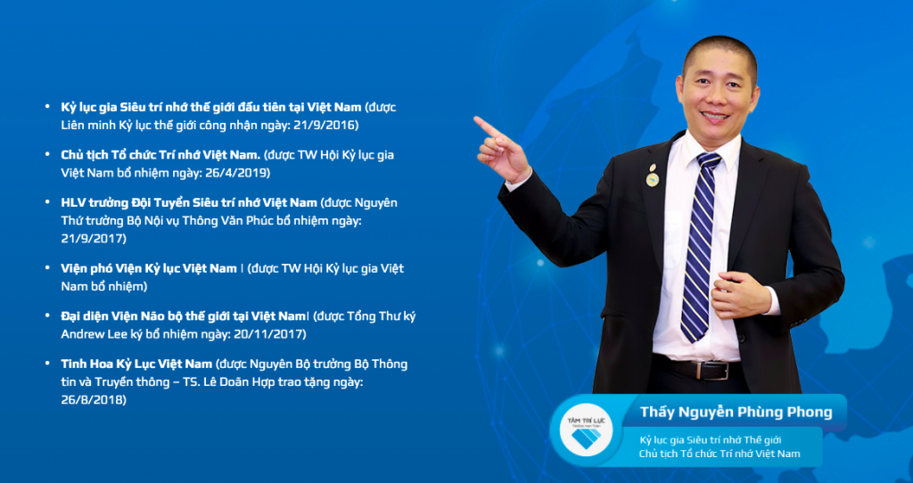 kỷ lục gia siêu trí nhớ nguyễn phùng phong